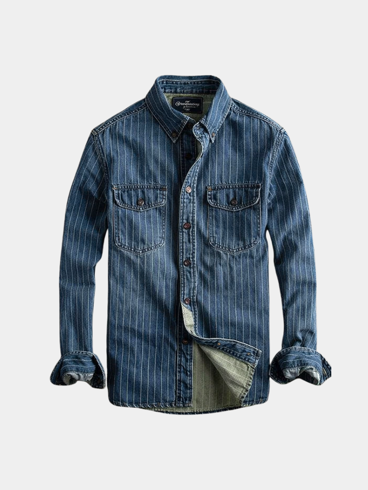 Agnès Paris | CHEMISE À RAYURES MANCHES LONGUES POUR HOMME