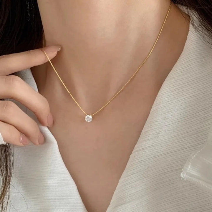 Agnès Paris | COLLIER EN PIERRES DE MOISSANITE