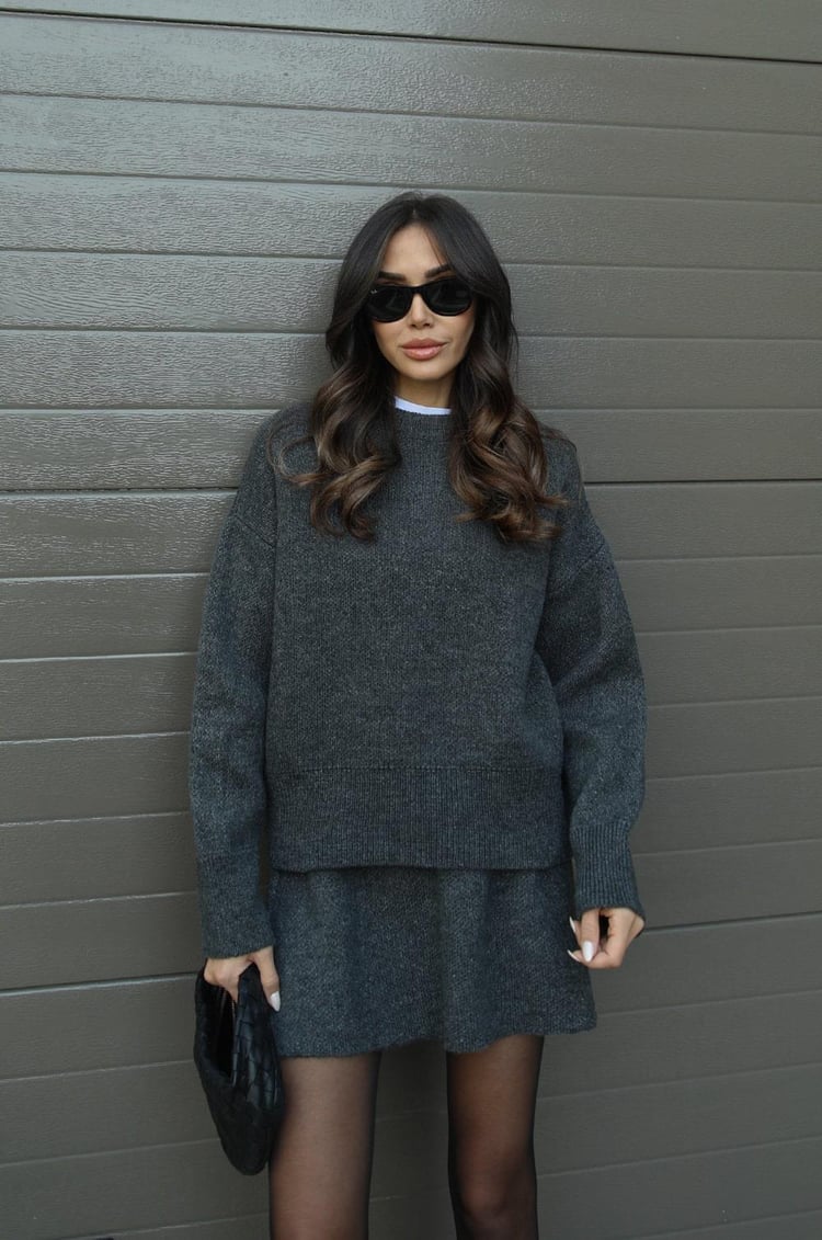 Agnès Paris | ENSEMBLE MAILLE PULL ET JUPE