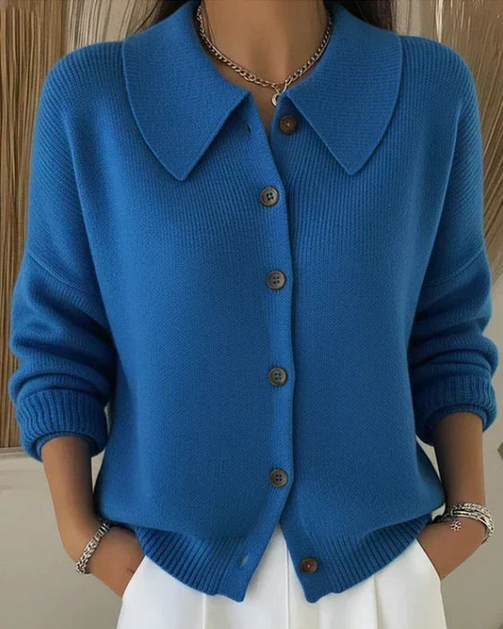 Agnès Paris | Cardigan Boutonné Col Souple Mathilde