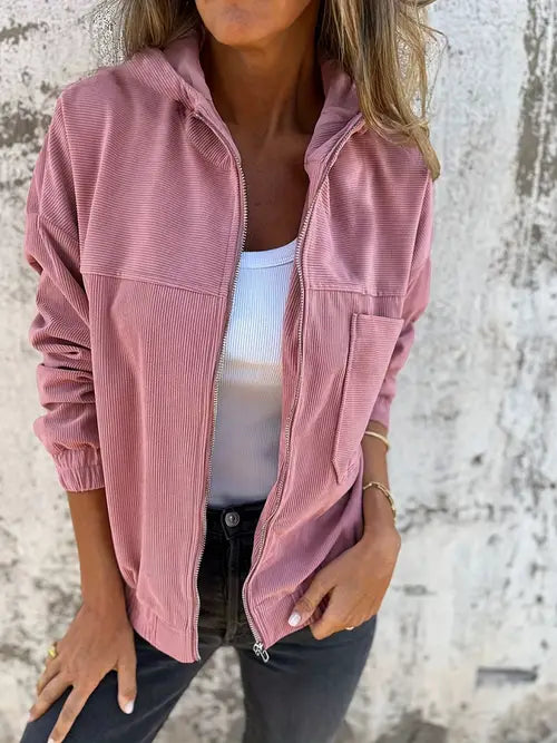 Agnès Paris | Veste décontractée en velours côtelé pour femme