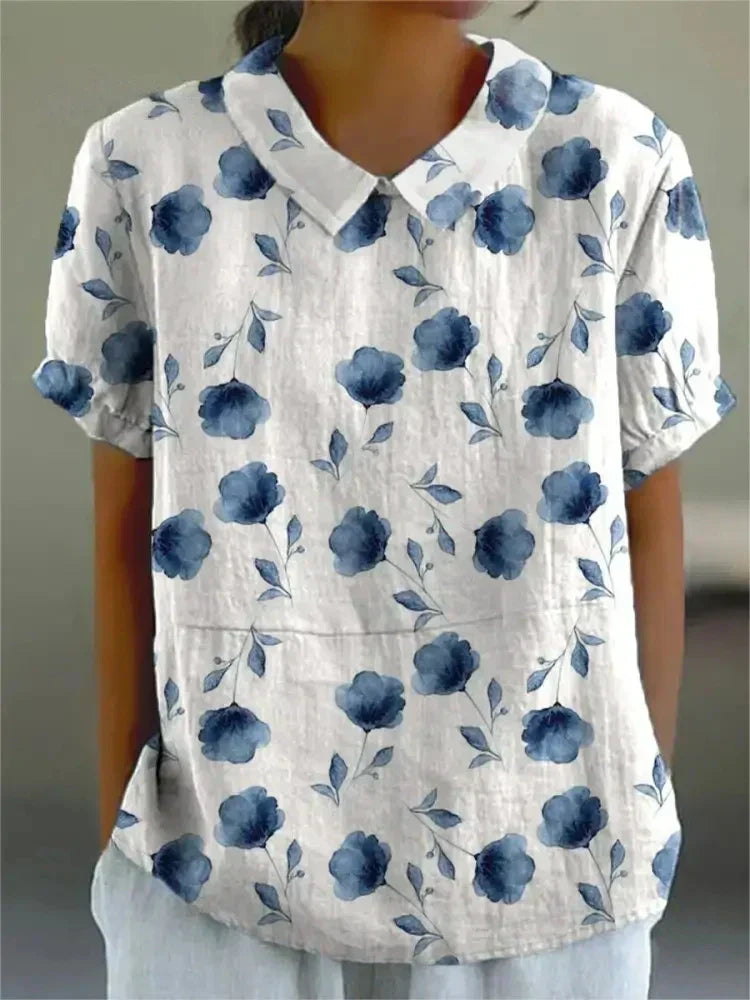 Agnès Paris | Blouse Fleurie Élégante