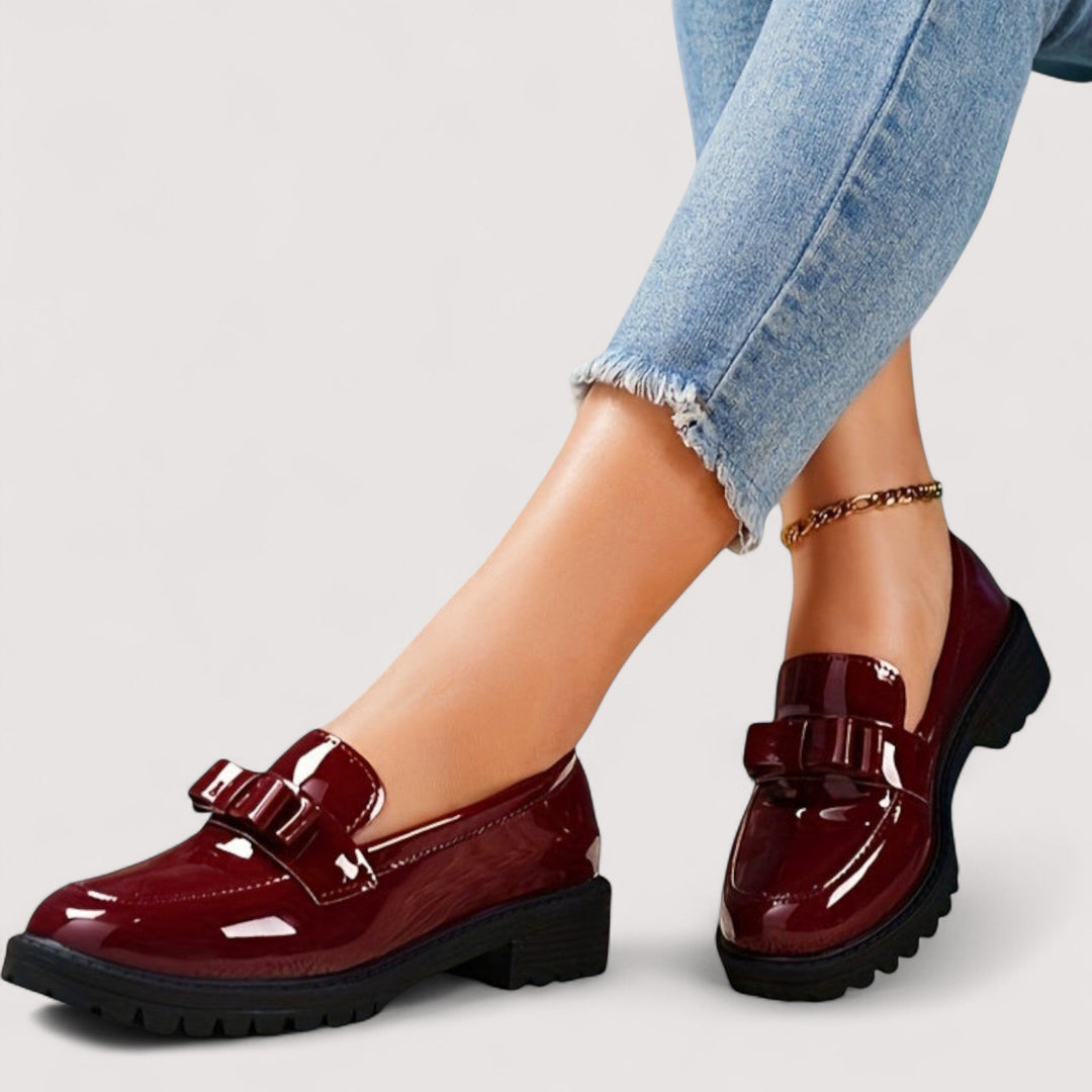 Agnès Paris | Mocassins Vernis à Nœud Mathilde