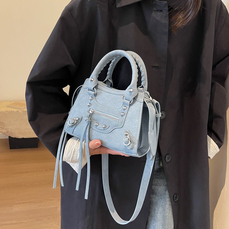 Agnès Paris | SAC DENIM HORIZON BLEU