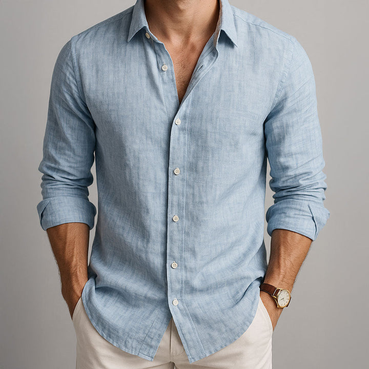 Agnès Paris | CHEMISE ESSENTIELLE EN LIN POUR HOMME