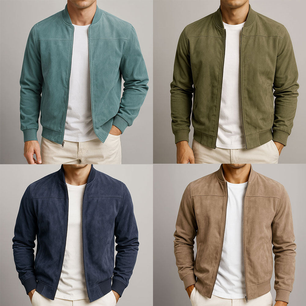 Agnès Paris | Veste Bomber Effet Daim Antoine