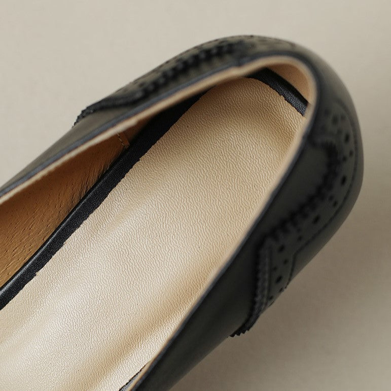 Agnès Paris | Escarpins à Ruban et Perforations Claire