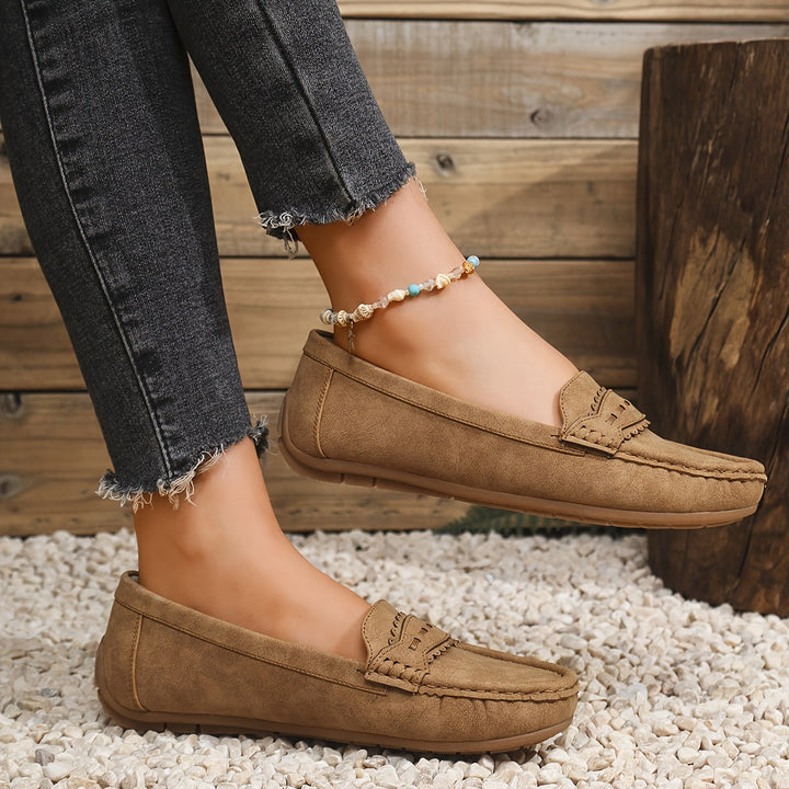 Agnès Paris | Mocassins Effet Daim Festonnés Marie