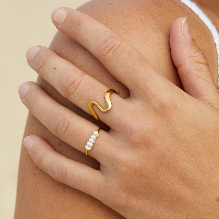 Agnès Paris | BAGUE CLASSIQUE AVEC PERLE D’EAU DOUCE