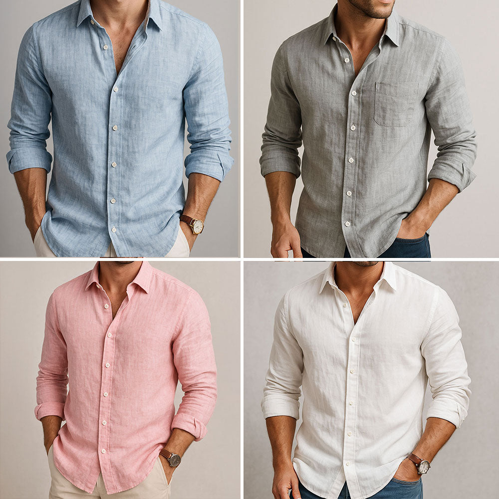 Agnès Paris | CHEMISE ESSENTIELLE EN LIN POUR HOMME