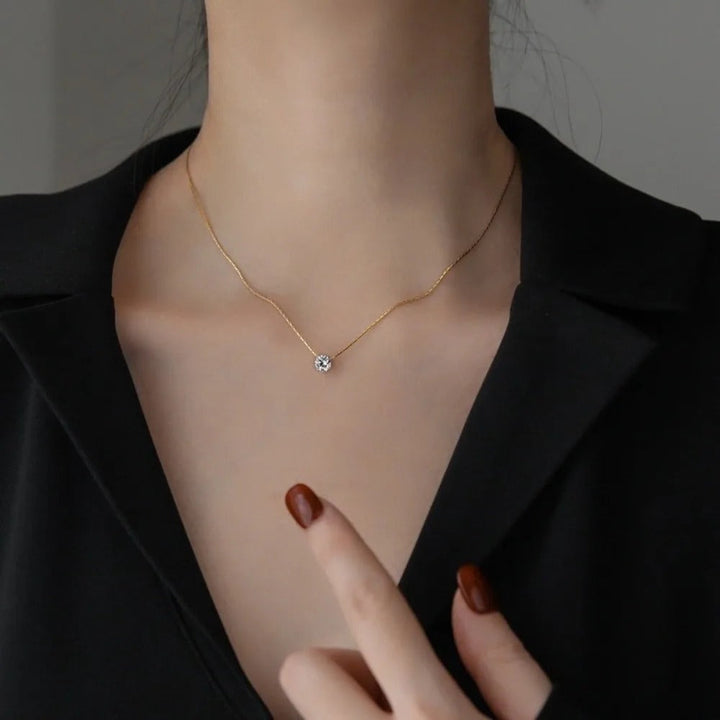 Agnès Paris | COLLIER EN PIERRES DE MOISSANITE