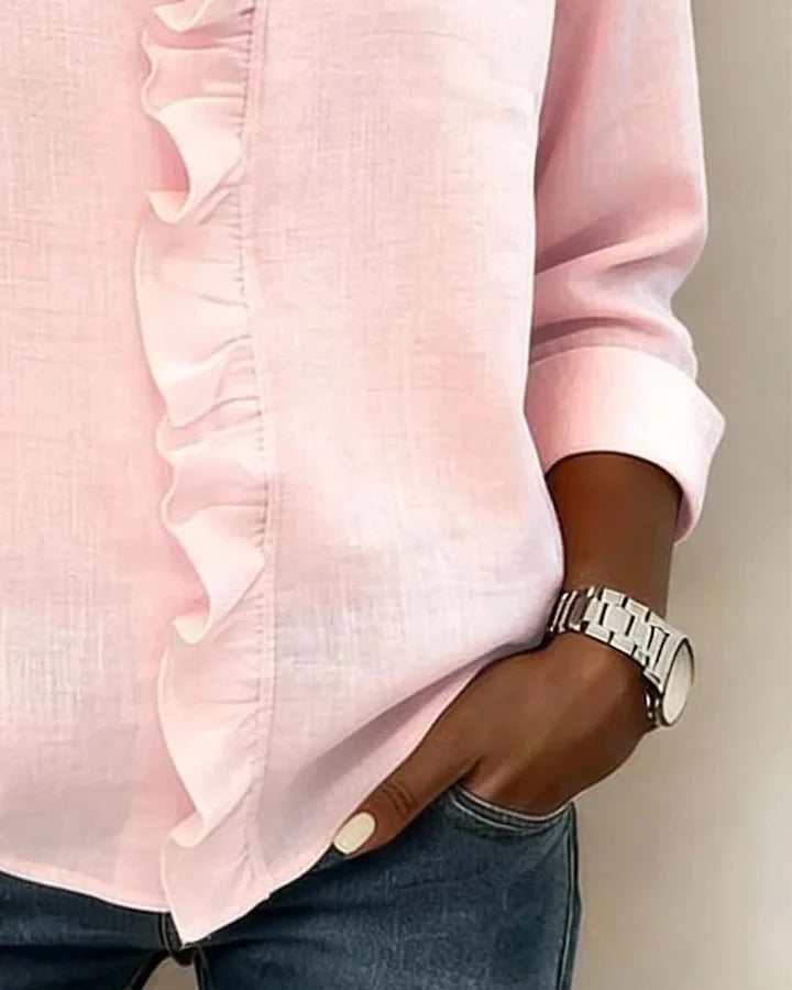 Agnès Paris | Blouse Élégante Volants Claire