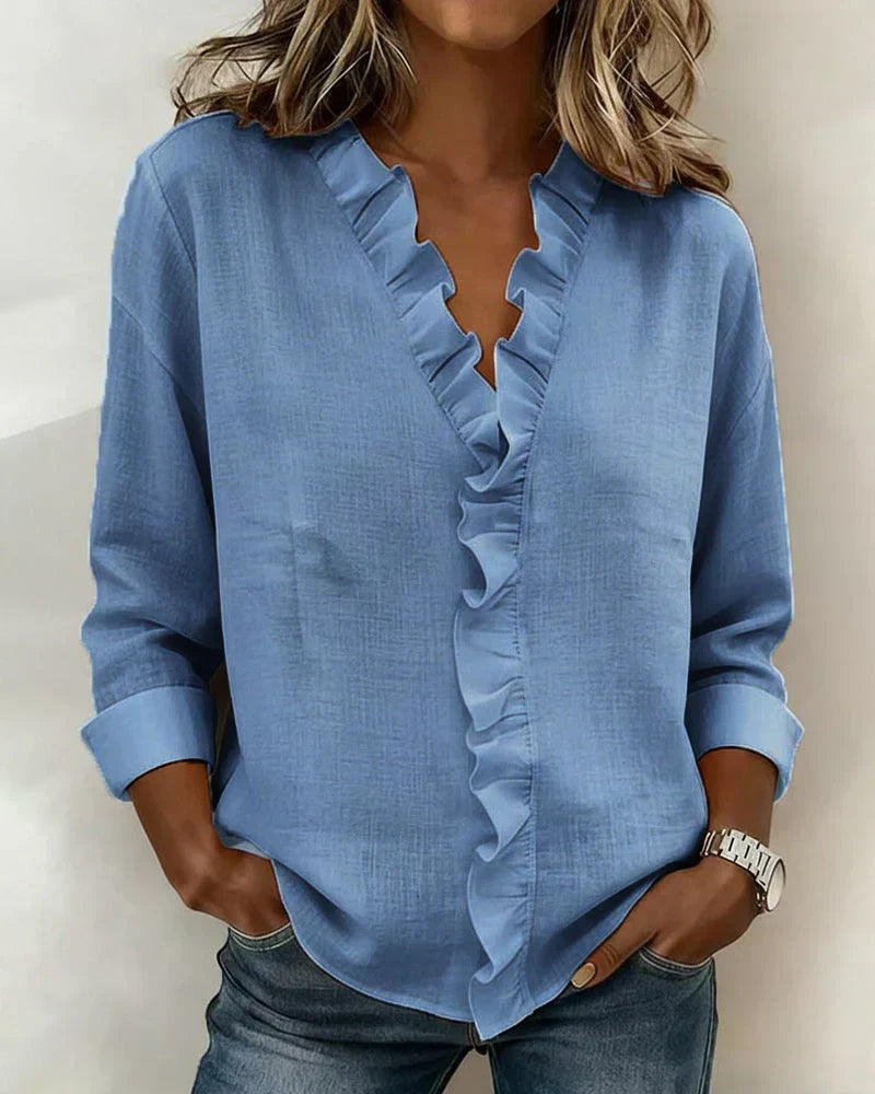 Agnès Paris | Blouse à Volants Susan
