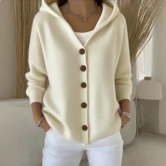 Agnès Paris | Cardigan à Capuche Boutonné Marie