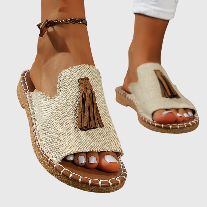 Agnès Paris | Sandales Bohèmes À Pompons Nathalie