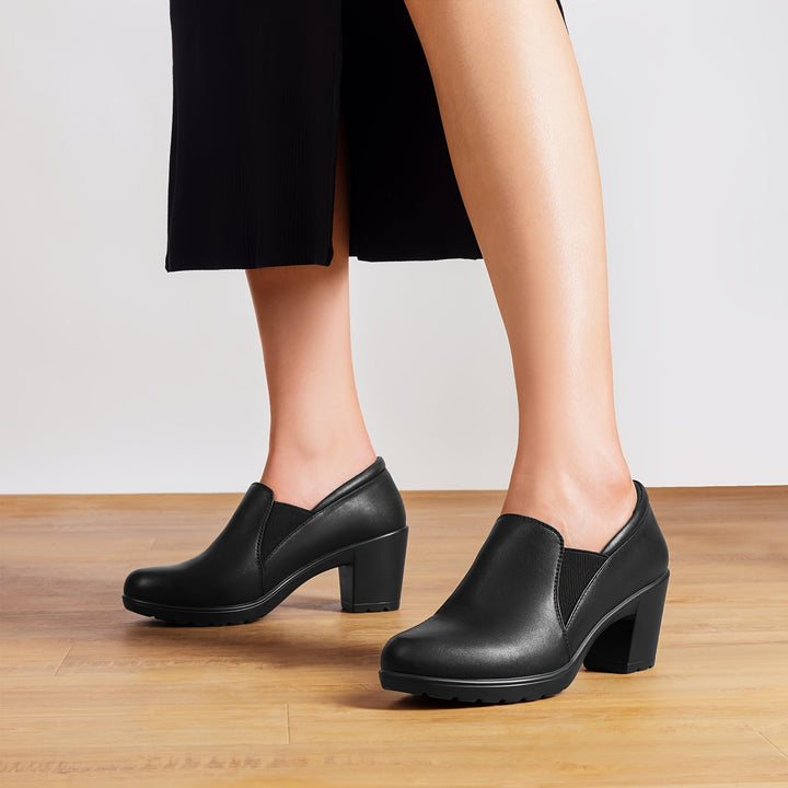 Agnès Paris | Mocassins à Talon Bloc Confort Margot