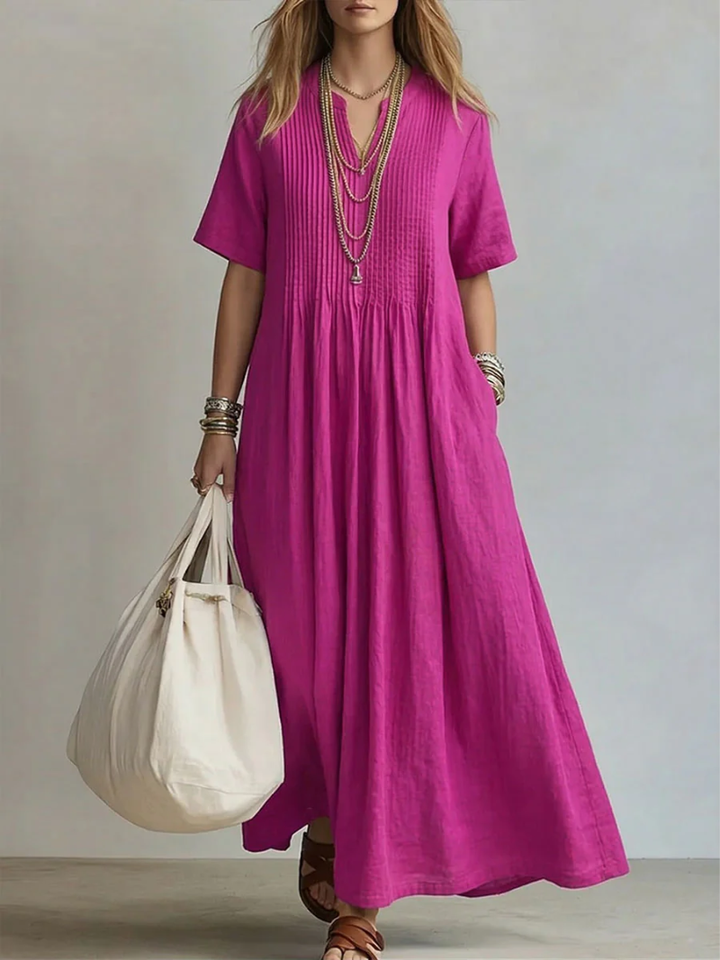 Agnès Paris | Robe Plissée Élégante Léa
