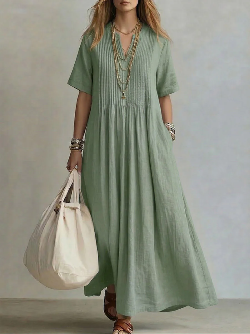 Agnès Paris | Robe Plissée Élégante Léa