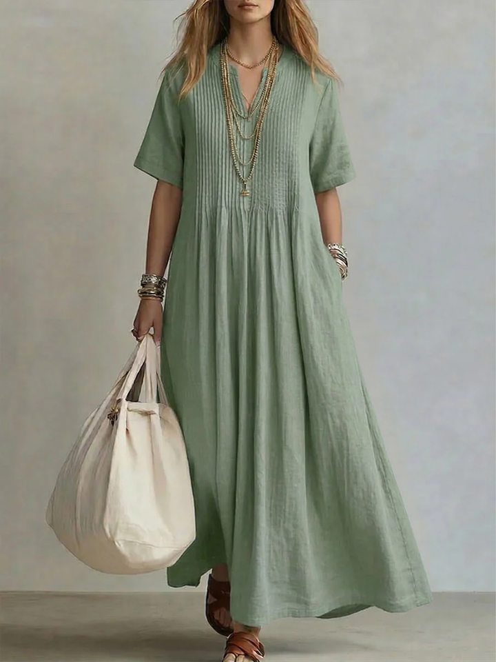 Agnès Paris | Robe Plissée Élégante Léa