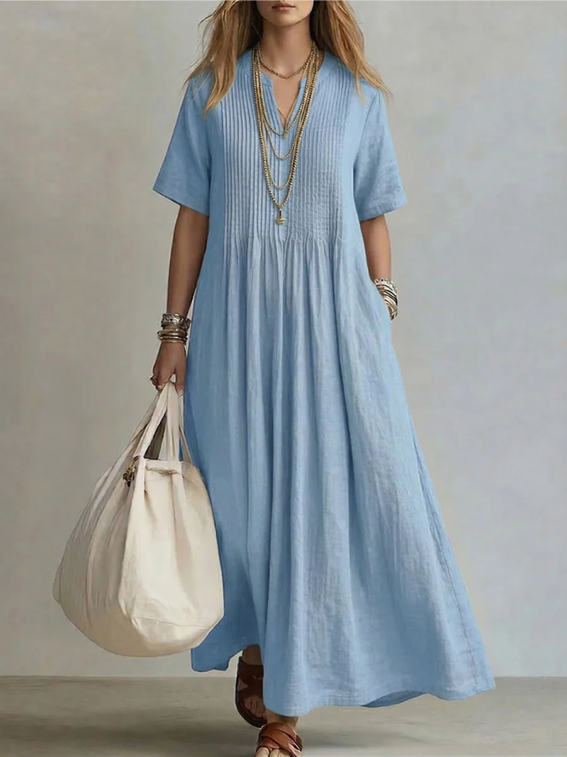 Agnès Paris | Robe Plissée Élégante Léa