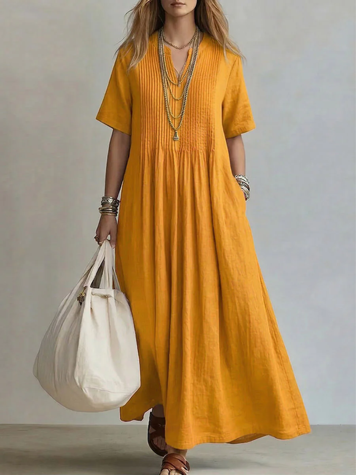 Agnès Paris | Robe Plissée Élégante Léa
