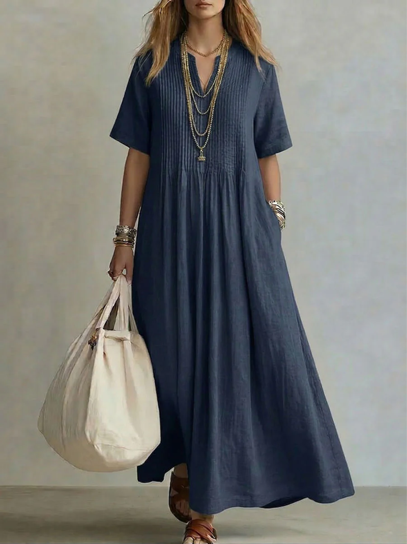 Agnès Paris | Robe Plissée Élégante Léa