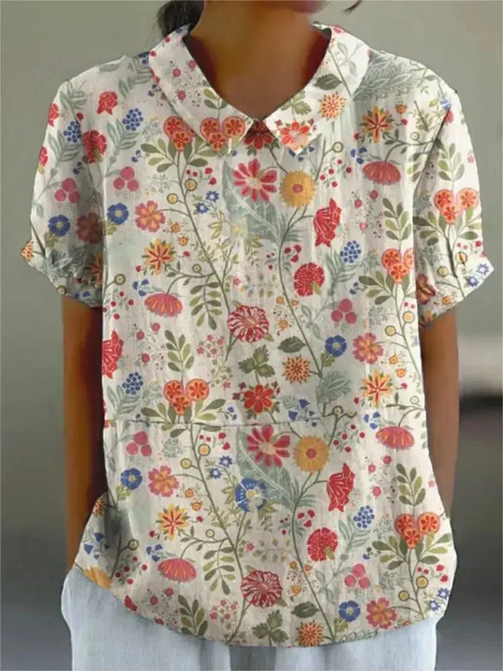 Agnès Paris | Blouse Fleurie Élégante