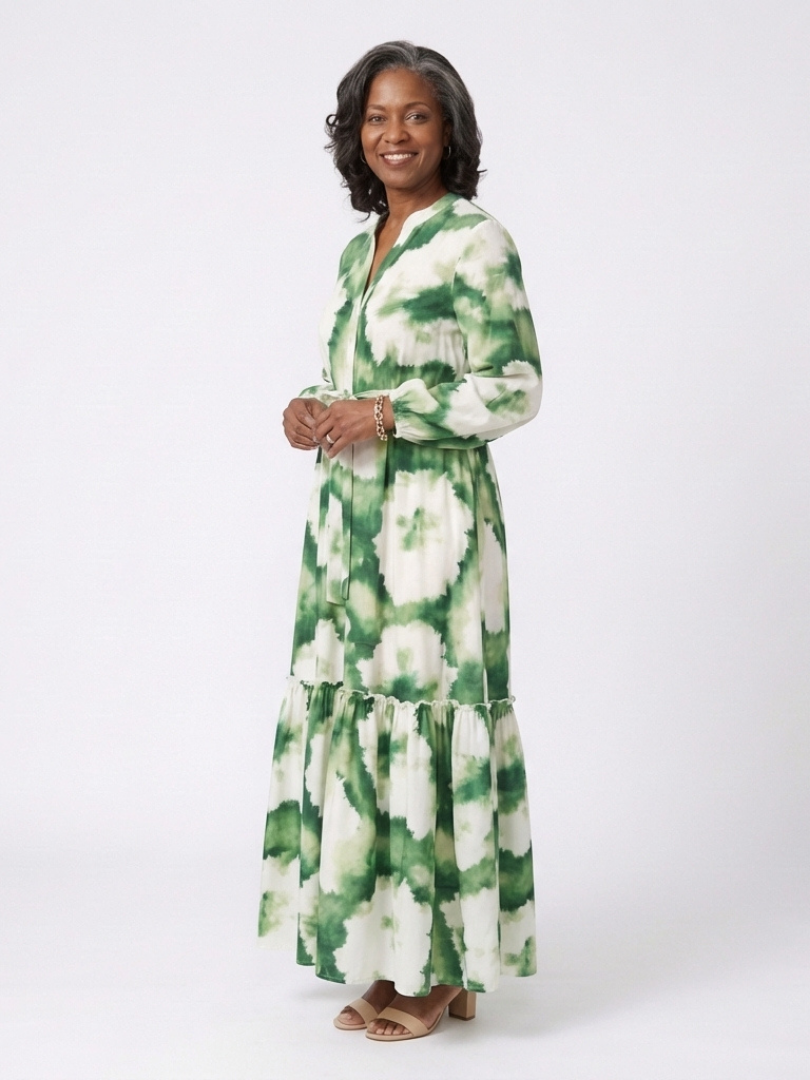 Agnès Paris | Robe Maxi à Manches Longues Sabine