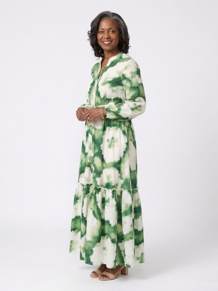 Agnès Paris | Robe Maxi à Manches Longues Sabine