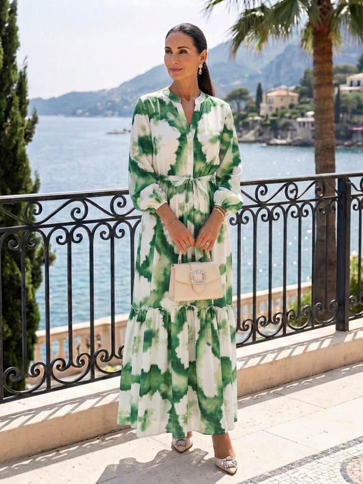 Agnès Paris | Robe Maxi à Manches Longues Sabine