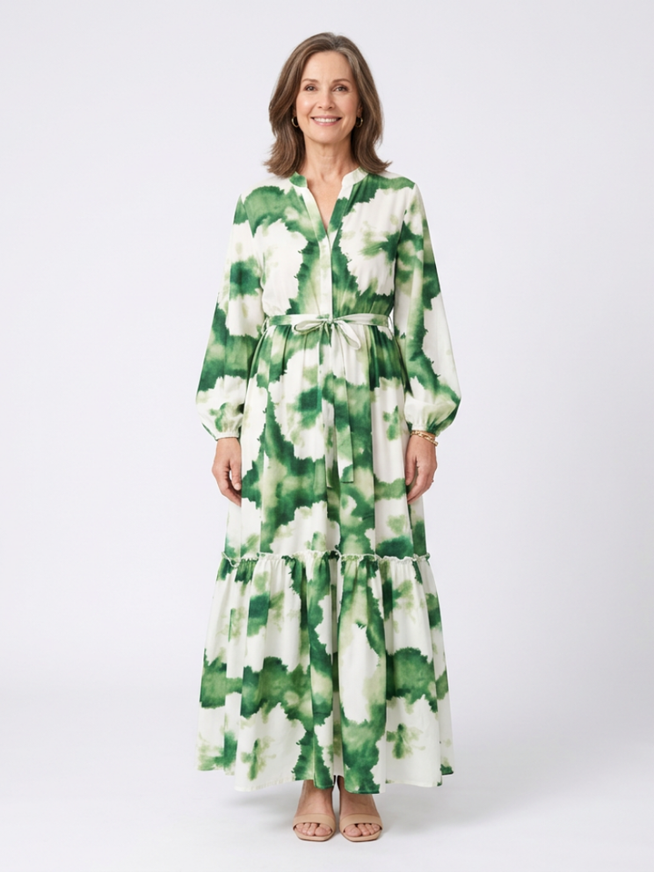Agnès Paris | Robe Maxi à Manches Longues Sabine