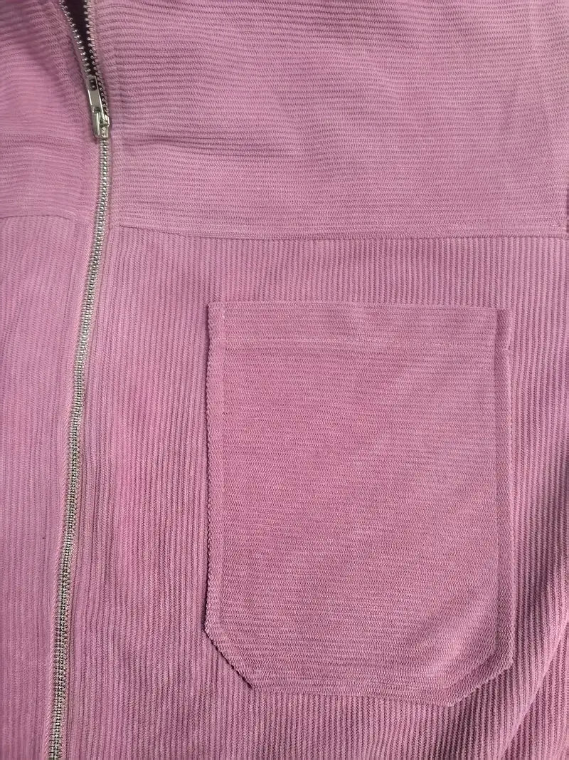 Agnès Paris | Veste décontractée en velours côtelé pour femme