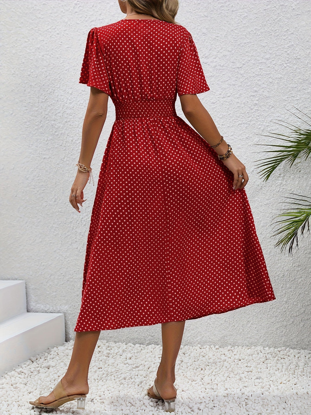 Agnès Paris | Robe Élégante Pois Élisa