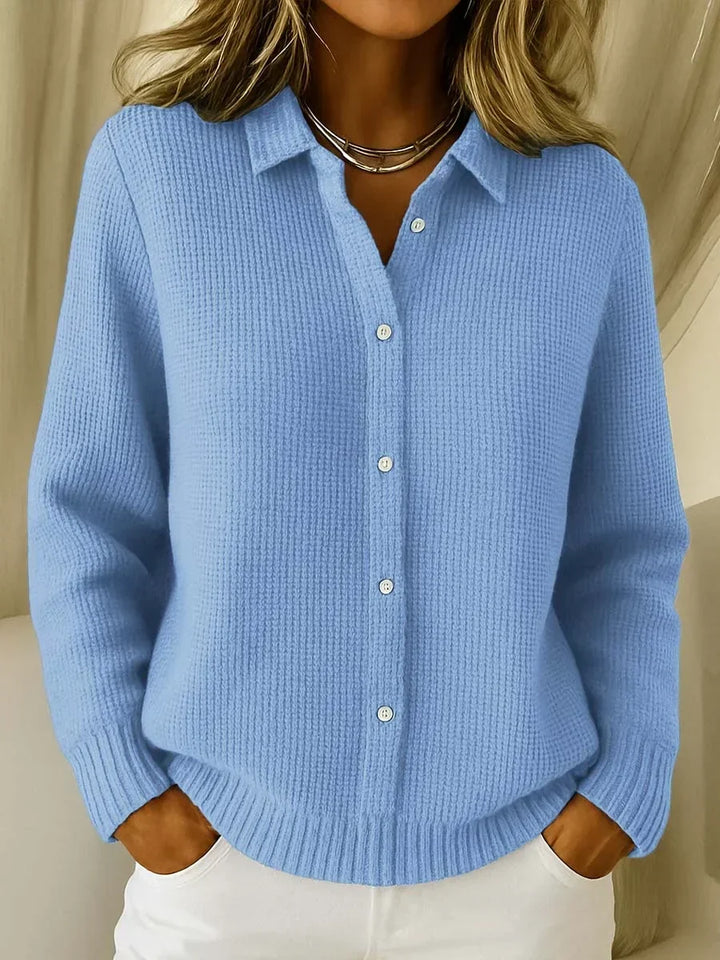 Agnès Paris | Cardigan Maille Col Chemise Martine
