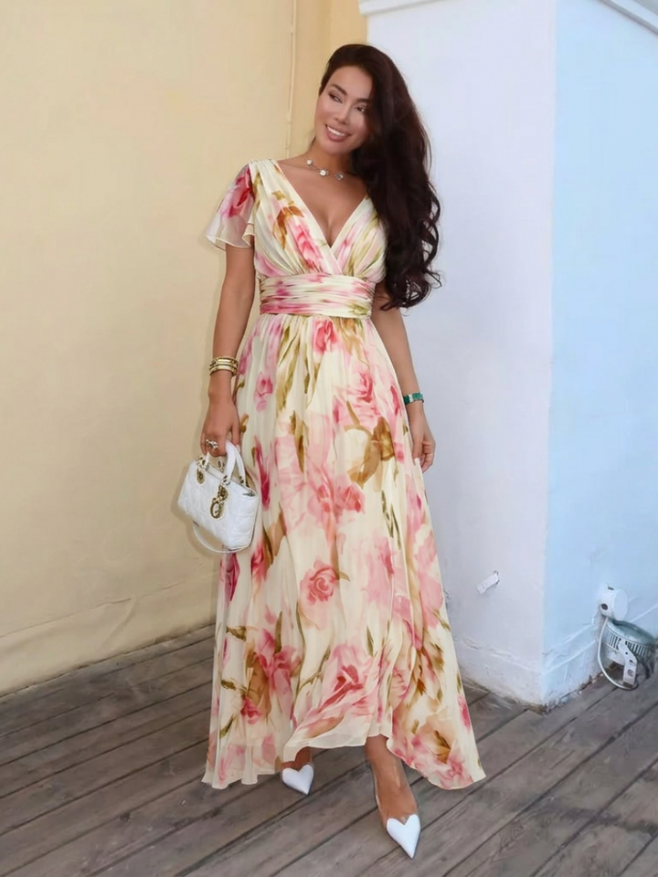 Agnès Paris | Robe Maxi Fleurie Elara