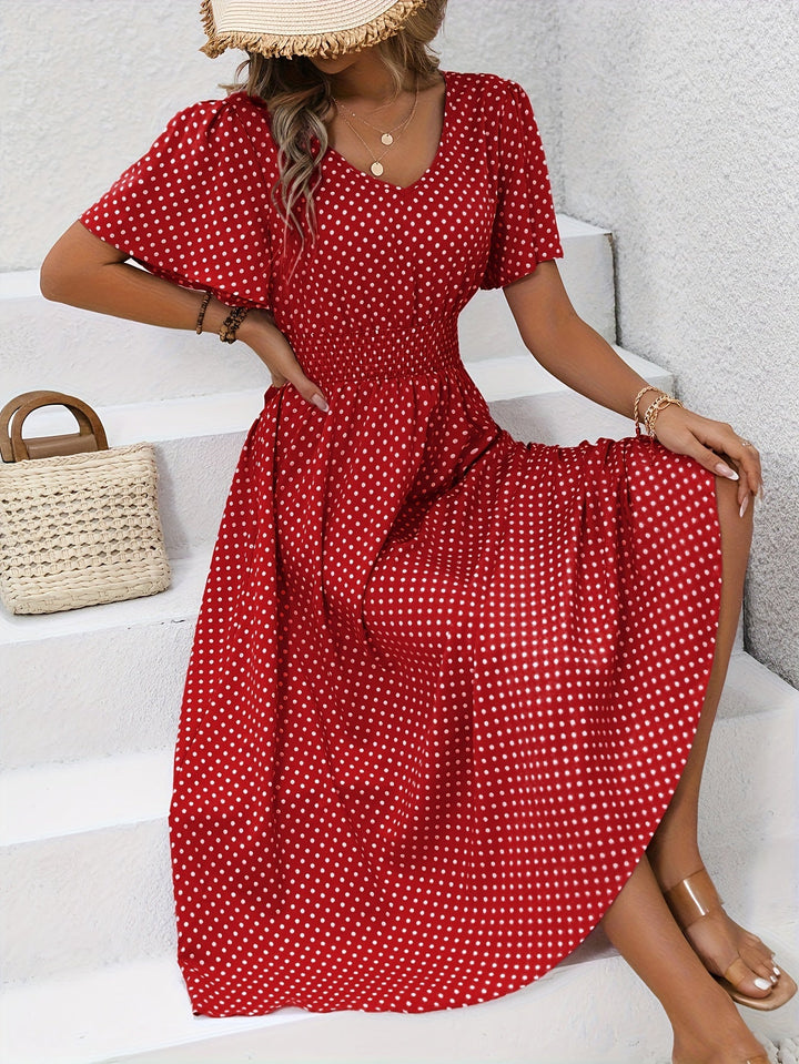 Agnès Paris | Robe Élégante Pois Élisa