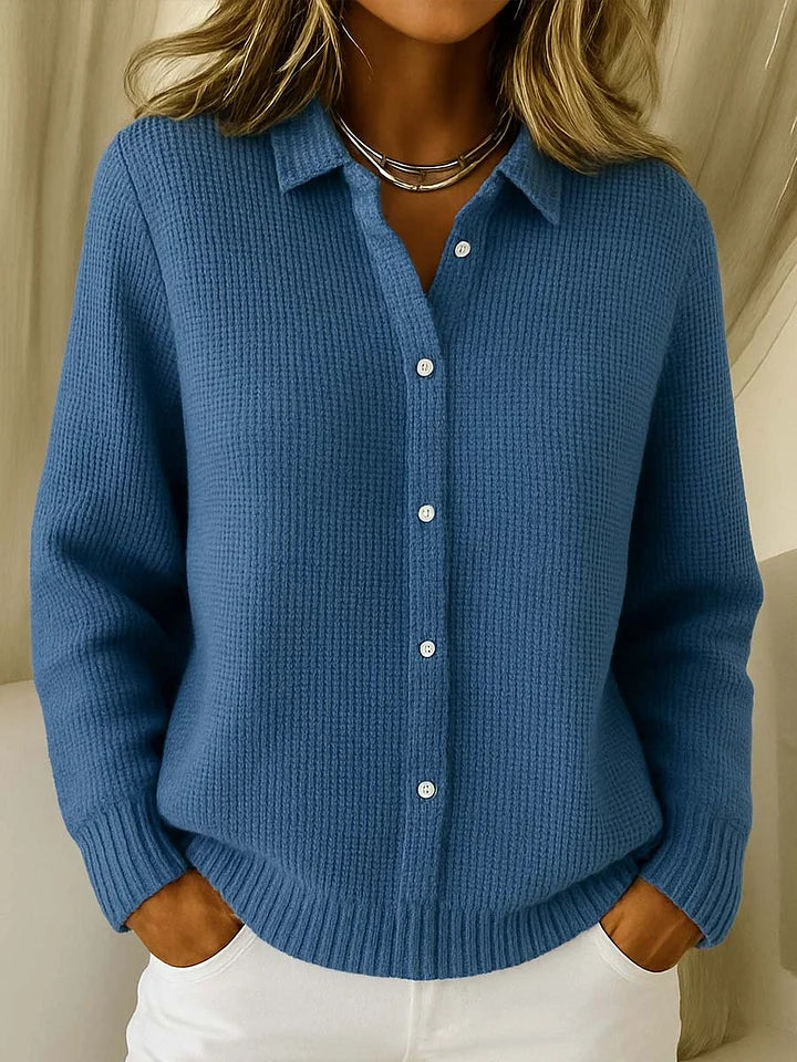Agnès Paris | Cardigan Maille Col Chemise Martine