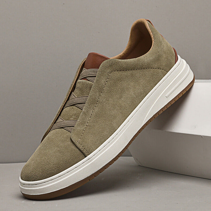 Agnès Paris | CHAUSSURES SLIP-ON EN DAIM POUR HOMME
