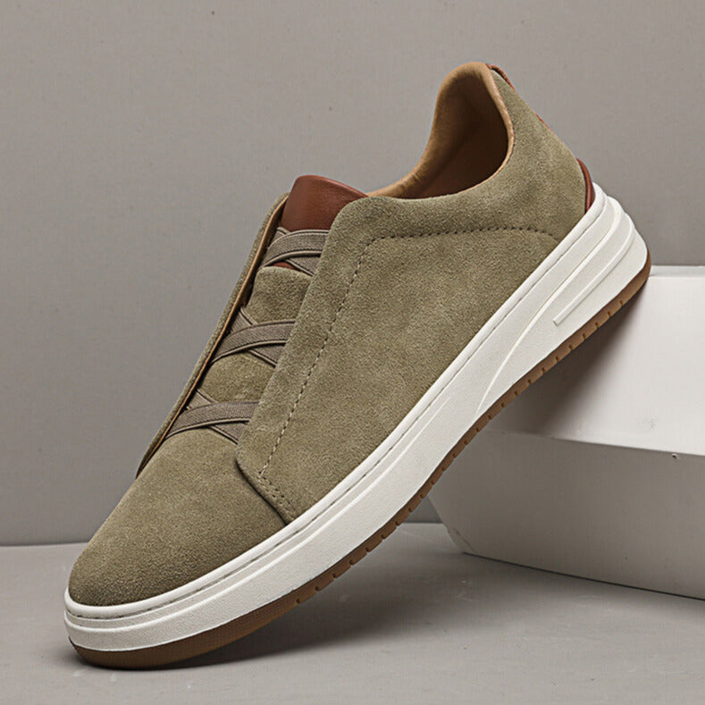 Agnès Paris | CHAUSSURES SANS LACETS EN DAIM POUR HOMME