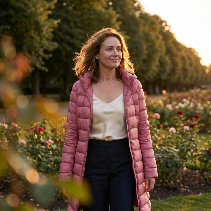 Agnès Paris | Doudoune Longue Ultralégère Claire