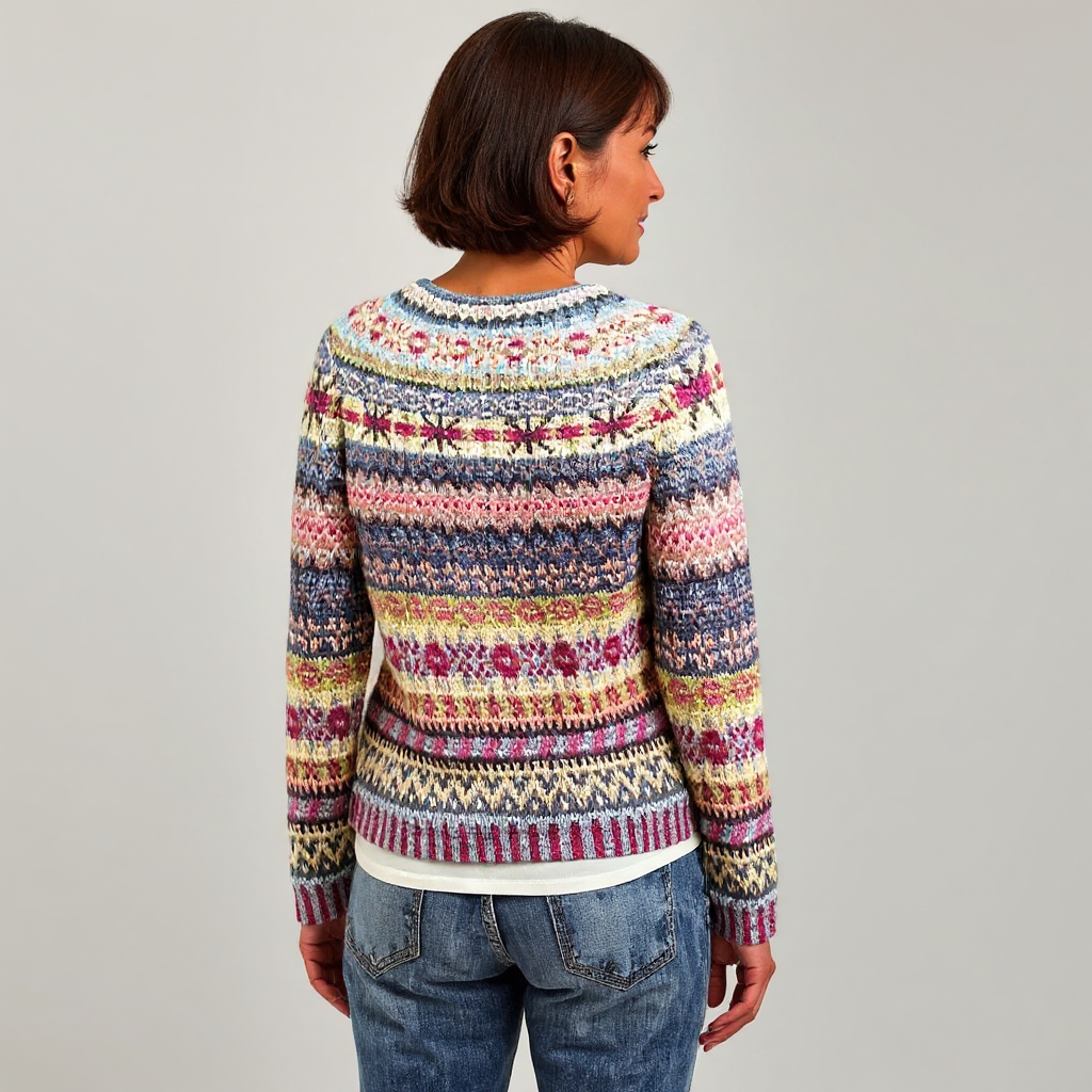 Agnès Paris | Pull Maille Rayures Pastel Nicole