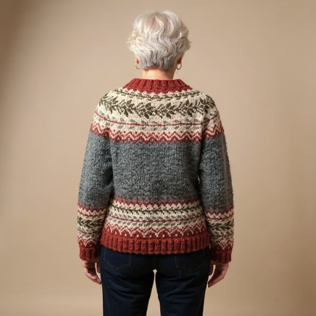 Agnès Paris | Gilet Maille Boutonné Jacquard Catherine