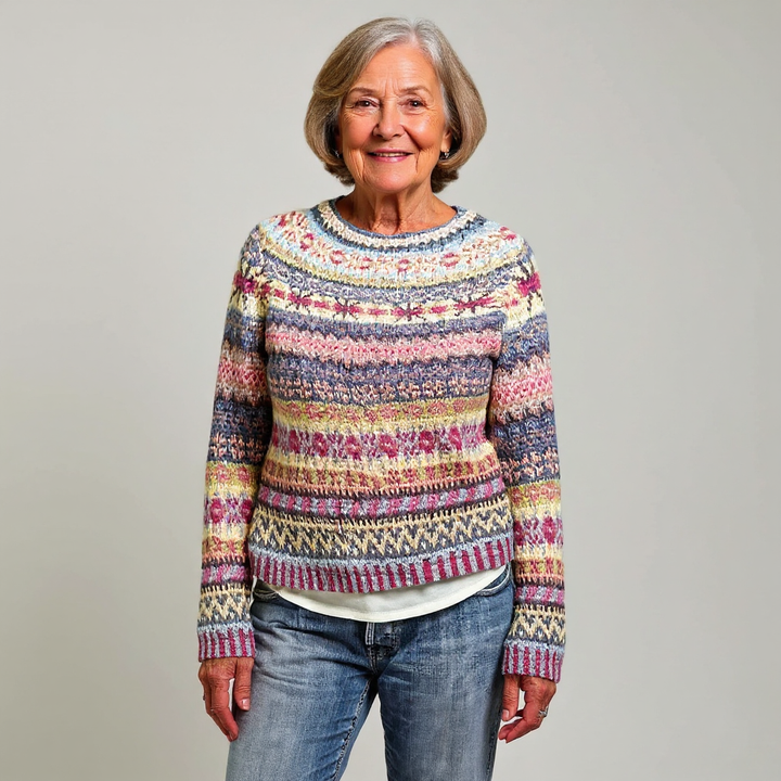 Agnès Paris | Pull Maille Rayures Pastel Nicole