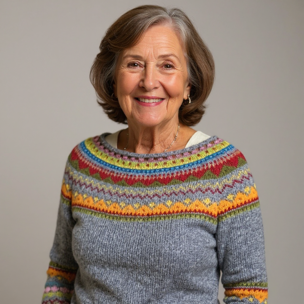 Agnès Paris | Pull Maille Empiècement Arc-en-ciel Sylvie
