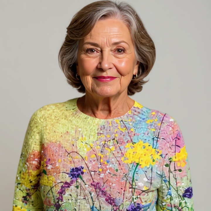 Agnès Paris | Pull Maille Prairie Fleurie Manon