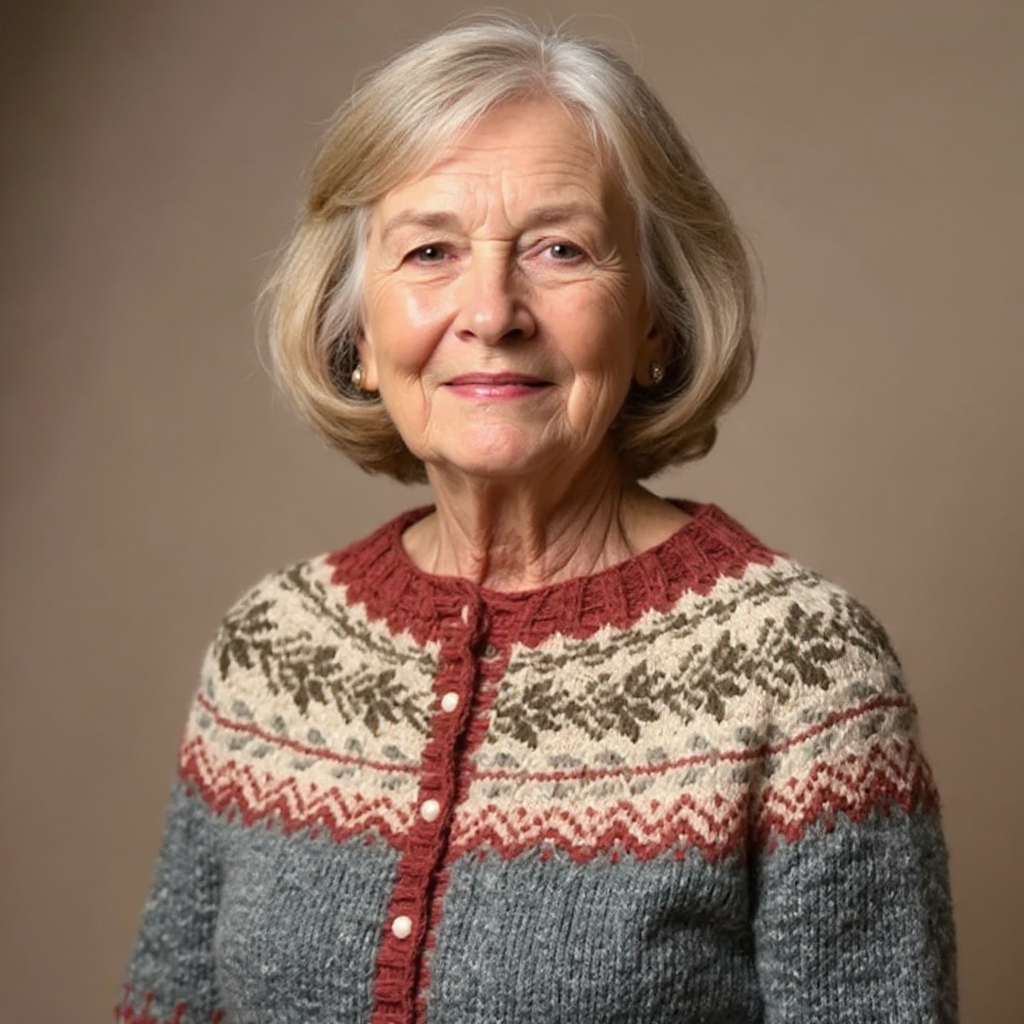 Agnès Paris | Gilet Maille Boutonné Jacquard Catherine