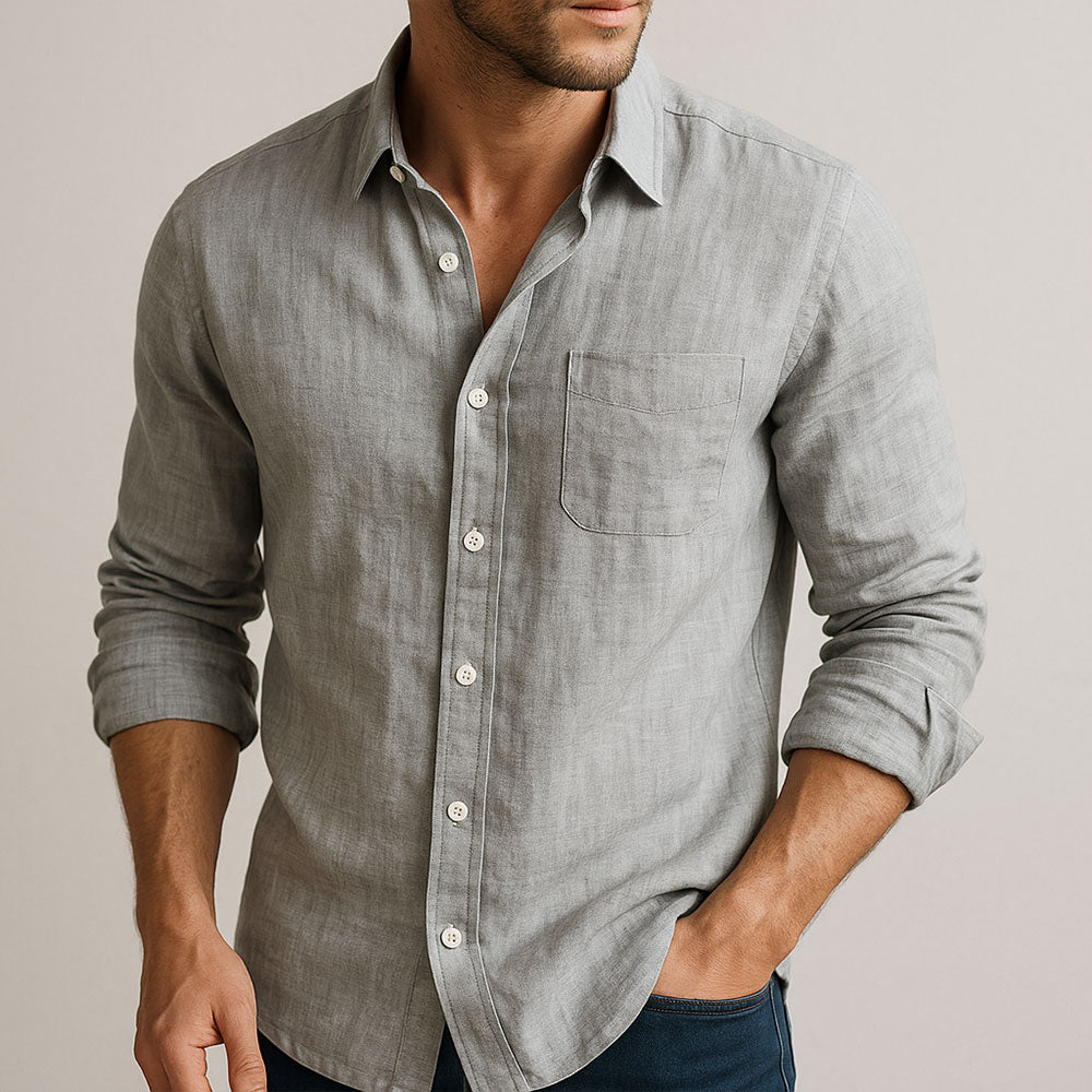 Agnès Paris | CHEMISE ESSENTIELLE EN LIN POUR HOMME