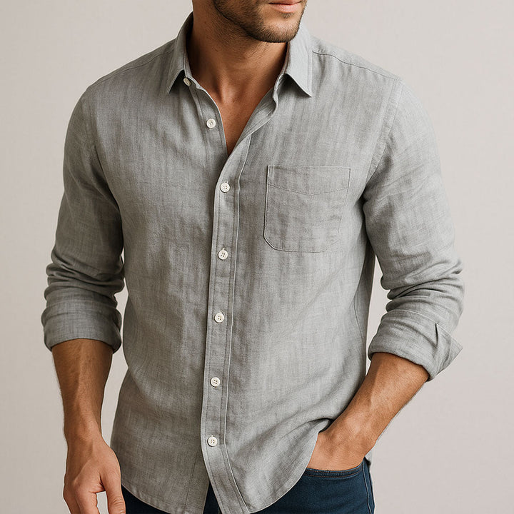 Agnès Paris | CHEMISE ESSENTIELLE EN LIN POUR HOMME