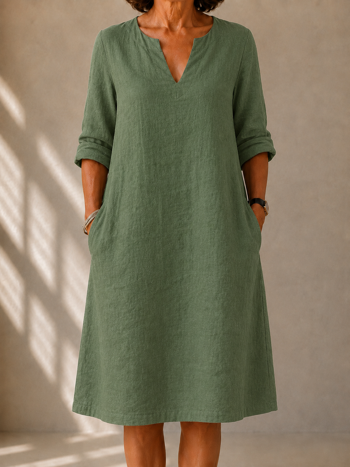 Agnès Paris | Robe Trapèze Poches Latérales Lucie