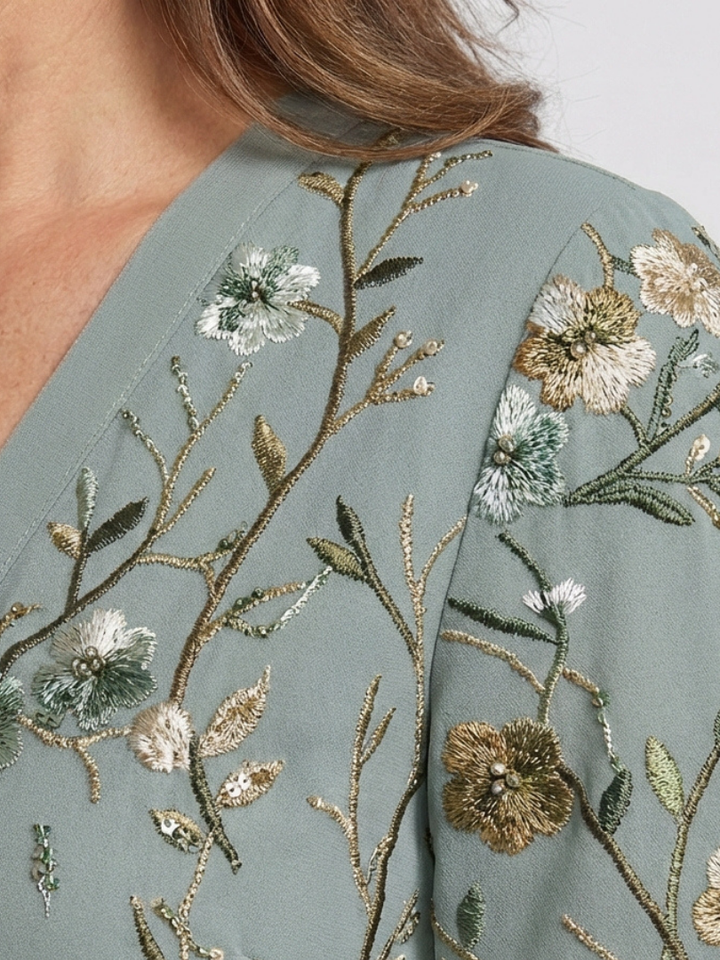 Agnès Paris | Robe Maxi à Manches Courtes Evadne